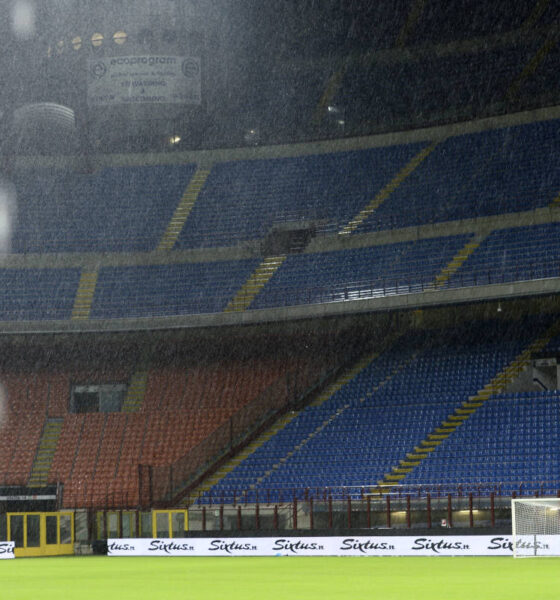 Stadio San Siro Pioggia