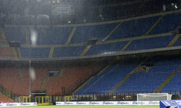 Stadio San Siro Pioggia