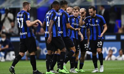 Inter esultanza gol Nicolo’ Barella
