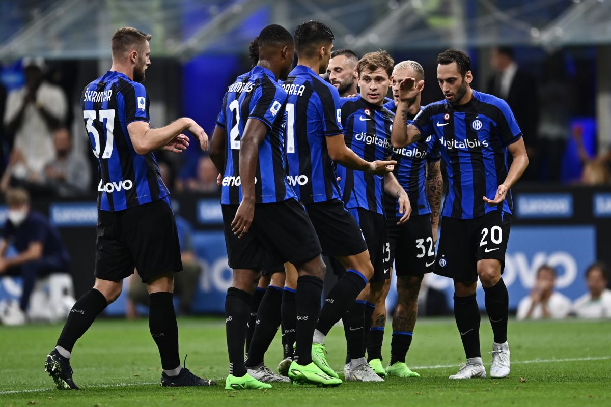Inter esultanza gol Nicolo’ Barella