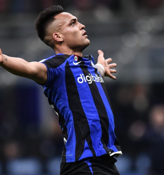 esultanza gol Lautaro Martinez