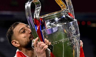 Donnarumma bacia la Champions