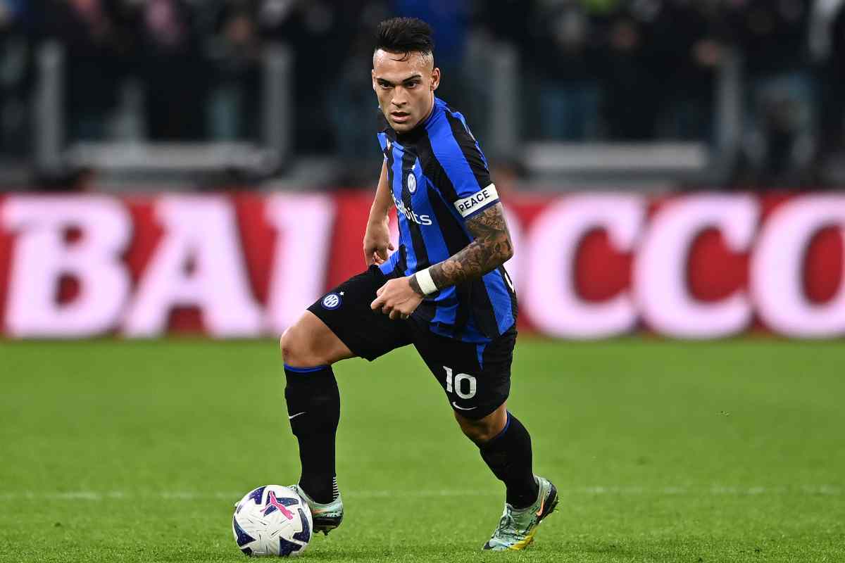 Lautaro Martinez in campo