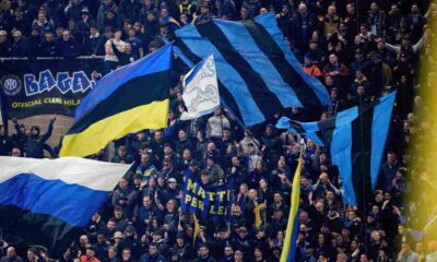 Tifosi dell'Inter in festa