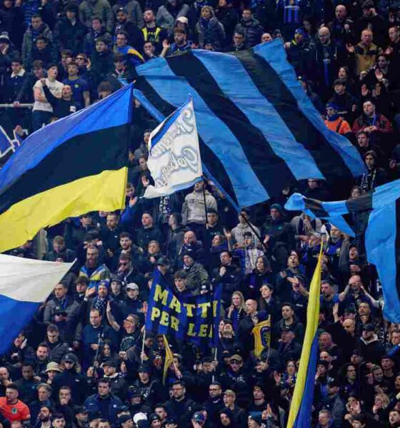 Tifosi dell'Inter in festa
