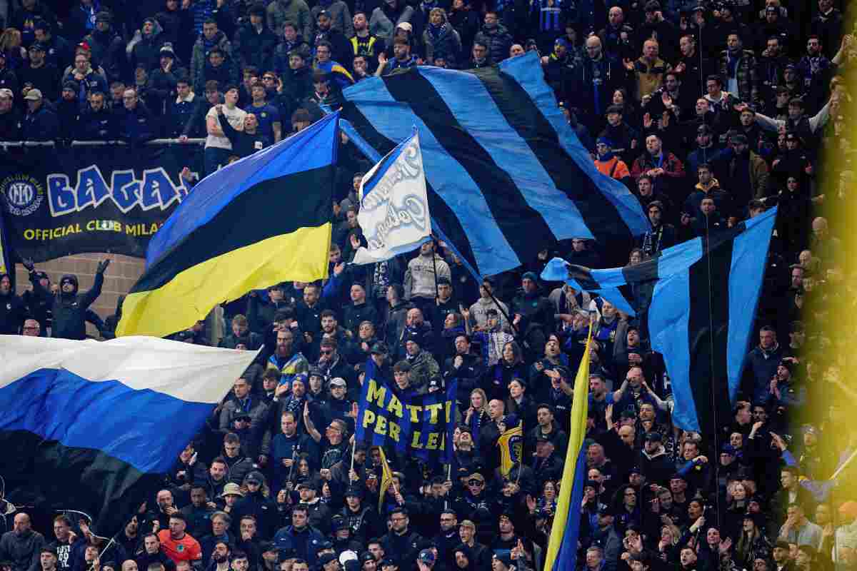 Tifosi dell'Inter in festa