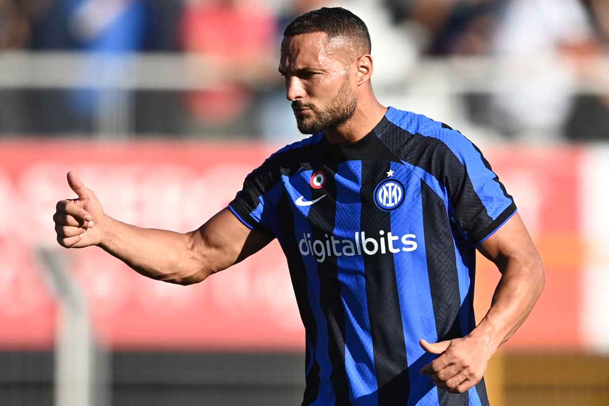 Tifosi salutano D'Ambrosio 