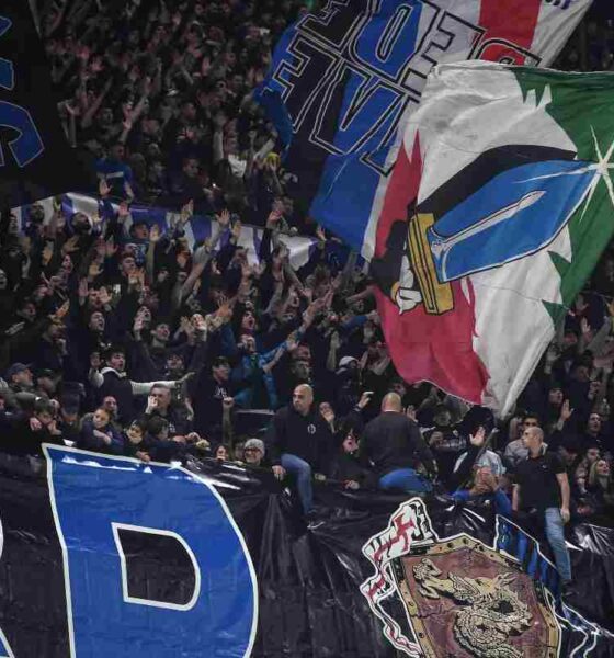 Tifosi dell'Inter in festa